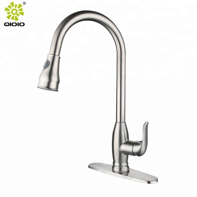 304 stainless steel outdoor faucet hot and cold mixed kitchen sink faucets pull kitchen mixer