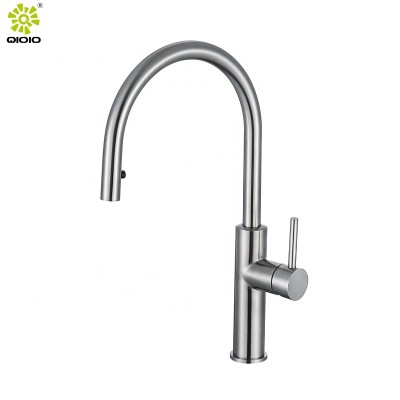 304 stainless steel hot and cold mixed easy kitchen taps hidden pull out faucet flexible kitchen faucet