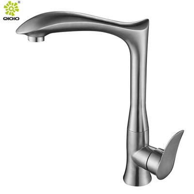 QIOIO Shark Series Stainless steel 304 brushed hot and cold mixed kitchen faucet